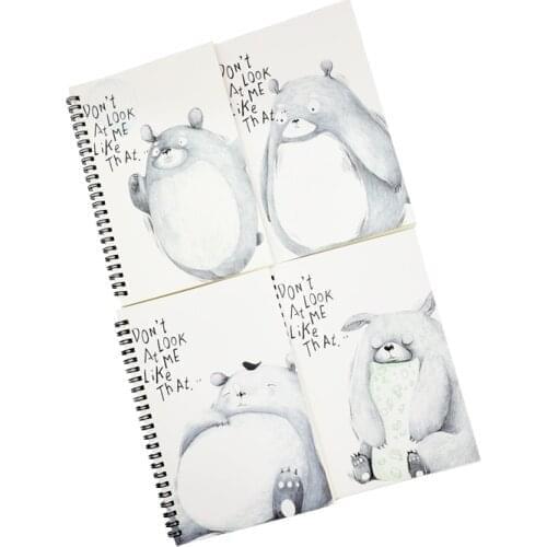 1pcs creative stationery Notepad A5 notebook cartoon coil notebook student supplies