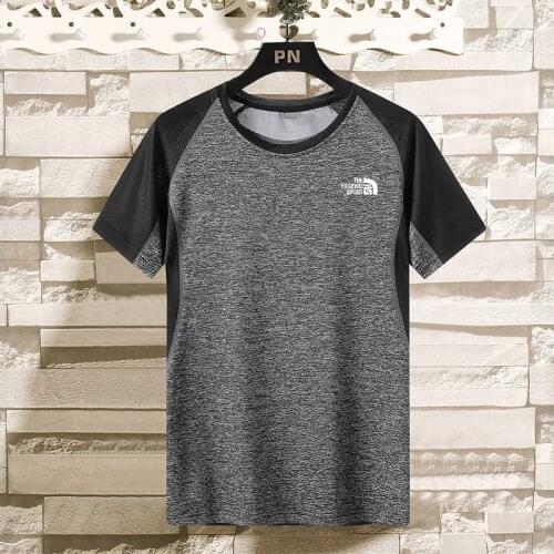 Quick Dry Short Sleeve Sport T Shirt Gym Jerseys Fitness Shirt Trainer Running Multicolor T-Shirt Mens Breathable Sportswear