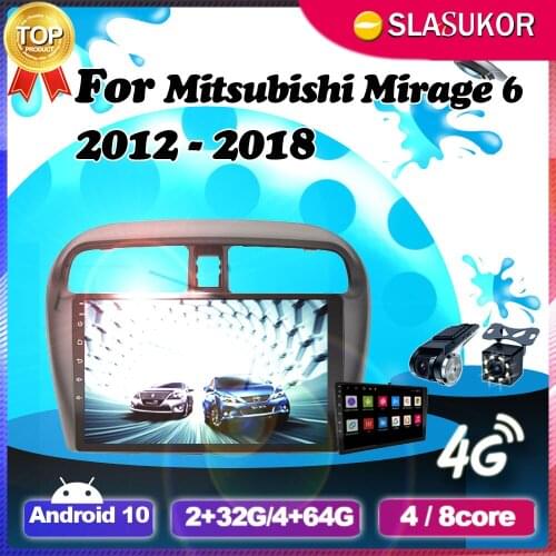 For Mitsubishi Mirage attrage 6 2012 2013 2014 2015 2016 2017 2018 Android Multimedia Player Navigation GPS 4G Car Radio keine