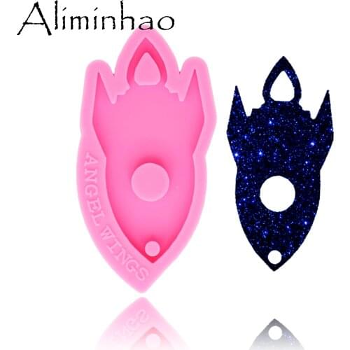 DY0184 Shiny rocket Silicone Molds DIY Jewelry mould craft keychain epoxy resin Mould Craft mold for keychains