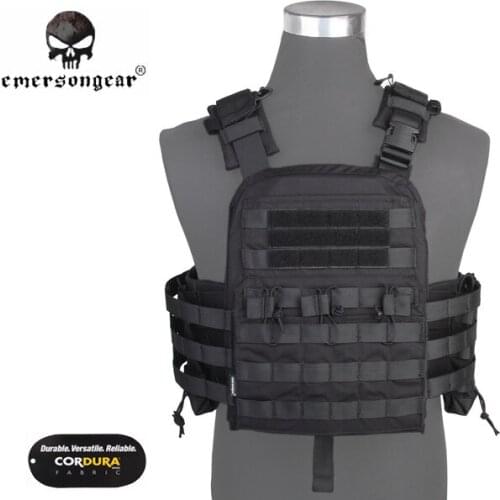 EMERSON CP Style Cherry Plate Carrier Tactical Combat Vest NCPC Genuine Black EM7435F