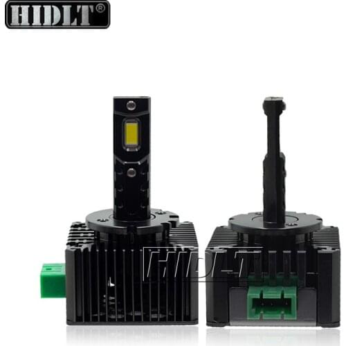 HIDLT Super Bright D3S LED Car Light Canbus D1S LED Headlight Bulb D5S D8S LED Lamps Plug and Play D2S D4S 6000K 70W Auto Lamp