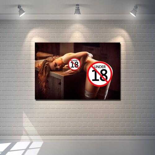 Canvas Painting Wall Art Hot Lingerie Model Poster Prints Wall Pictures for Living Room Decor Home Decoration