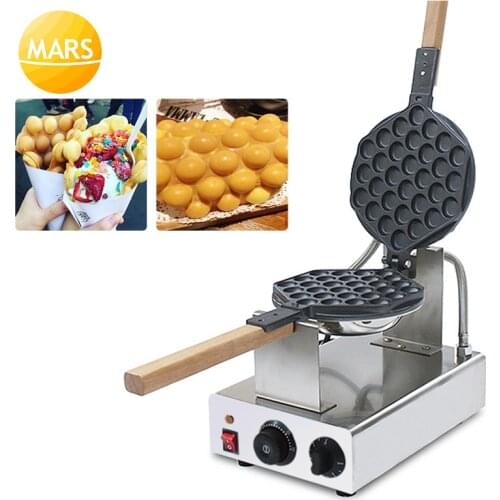 Commercial Electric Eggettes Puff Cake Iron Maker Hong Kong Egg Waffle Machine 110V /220V Non-stick Pan Bubble Egg Cake Oven
