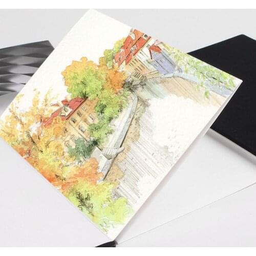 300gsm Watercolor Pad Handbook Sketch Paper Notebook for Drawing Record Artist Supplies QXNF