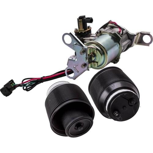 MaXpeedingrods Airmatic Suspension Air Spring Bag + Air Compressor for Lexus GX470 48910-60041 4808035011 4891060020