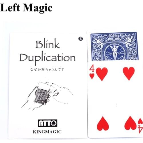 Blink Duplication By Katsuya Masuda Magic Tricks Lightning Copy Card Close-Up Street Stage Magic Props Mentalism Toys Joke Gadge