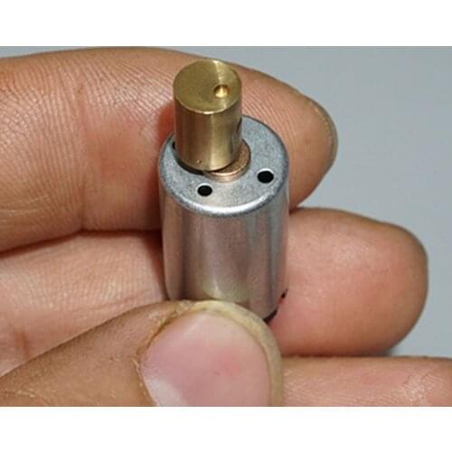 Micro DC Vibrator 1.5V-3V Mini 12mm Vibration Motor Low Voltage with Brass Eccentric Wheel for Small Beauty Massager 12mm*20mm