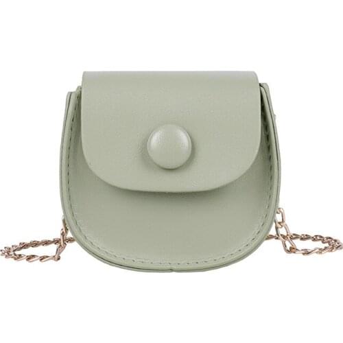 Mini Girls Youth Women Shoulder Bag 2020 New Pu Saddle Cross Body Bags for Female Party Shopping Coin Purse Solid Color