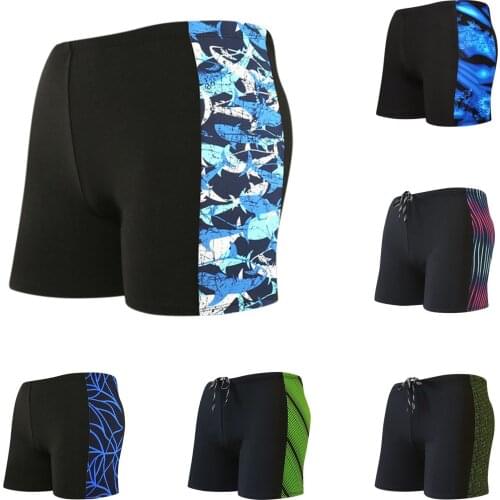 Men Swimwear Pants Summer Sexy Beach Shorts Swim Shorts Trunks New Swimsuit Mens Swimming Trunks Boxer Briefs Beach Shorts