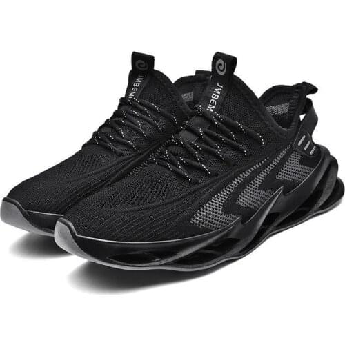 2021 Spring Autumn New Comfortable Lace-up Chic Running Men Shoes Breathable Casual Shoes Flat Outdoor Fashion Sneaker for Male