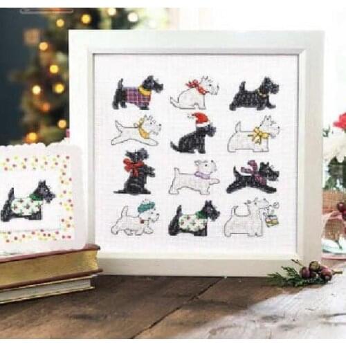 M191215Home Fun Cross Stitch Kit Package Greeting Needlework Counted Kits New Style Joy Sunday Kits Embroidery