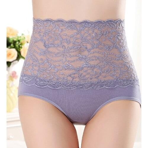 New High Waist womens panties Seamless Breathable Lace Briefs Female Sexy Comfortable Panties Underwears Calcinha Sem Costura