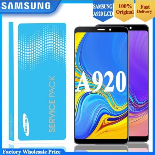 ORIGINAL A920 LCD 6.3'' Super AMOLED Display For SAMSUNG GALAXY A9 2018 A920 A920F LCD Display Touch Screen Digitizer Assembly