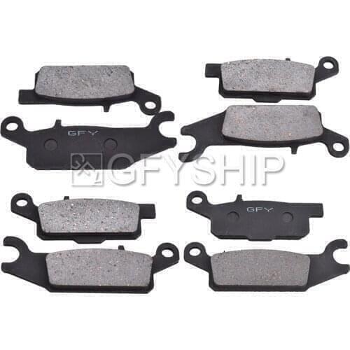 For YAMAHA YFM700 FG Grizzly 2008 2009 2010 2011 2012 2013 2014 YFM 700 motorcycle Front Rear Brake Pads Brake Disks