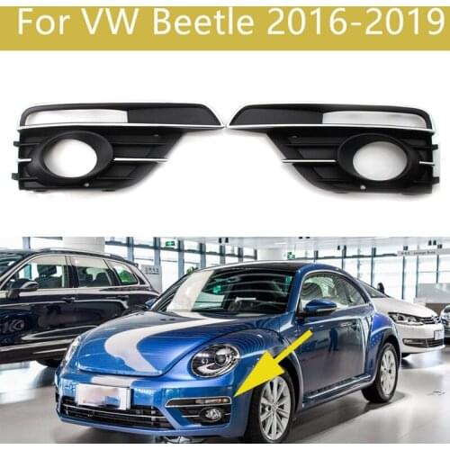 Front Bumper Fog light Grill Fit For VW Beetle 2016-2019 5C5854661K