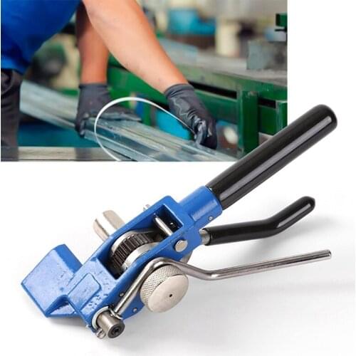 Stainless Steel Tie Gun Steel Pliers Bundle Industry Cable Tighten Tool Tie Gun Ties Cutting Fastening Tools