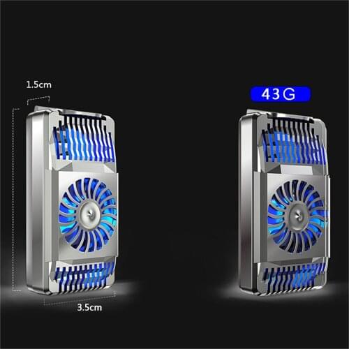 Semiconductor Mobile Phone Radiator for PUBG Game Anchor Gamepad Retractable Cooling Fan For 4-6.5 inch Cellphone Heat Sink