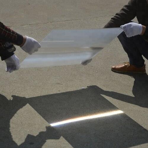 Drop shipping 50*50MM/187*50/700*50/180*60/200*160/500*80mm Focal length 150 PMMA Material Linear Fresnel Lens for Solar Lens