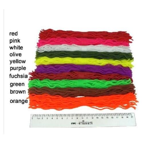 Riverruns Squirmy Wormy 10 Best Selected Color Assortment Fly Tying Materials For San Juan Fly Flies Soft Lure Ultra Stretchy