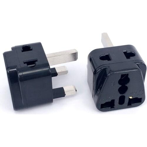 UK, Hong Kong Travel Adapter Plug, OREI Adaptor 2 in 1, For Botswana, England, UAE, Dubai Safe Grounded Connection Universal