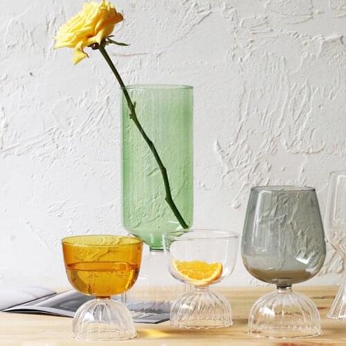 Nordic Flower Vase for Wedding Party Decoration Plants Home Decor Glass Decorative Table Vase