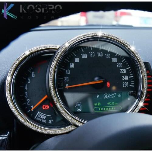Tachometer Decorative cover Rhinestone Decorative stickers For BMW MINI Cooper S F54 F55 F56 F57 F60 Interior modification