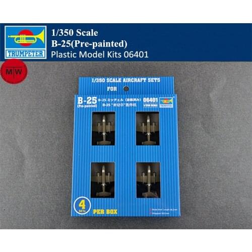 Trumpeter 06401 1/350 Scale B-25 Mitchell(Pre-Painted) Plastic Aircraft Model Sets