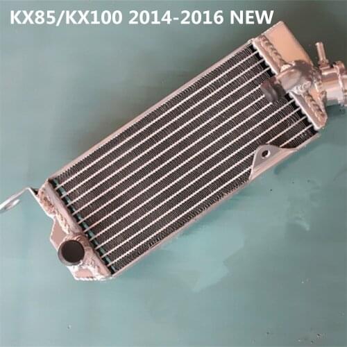Hi-performance aluminum alloy radiator for Kawasaki KX85 KX100 KX85C KX100F 2014 2015 2016