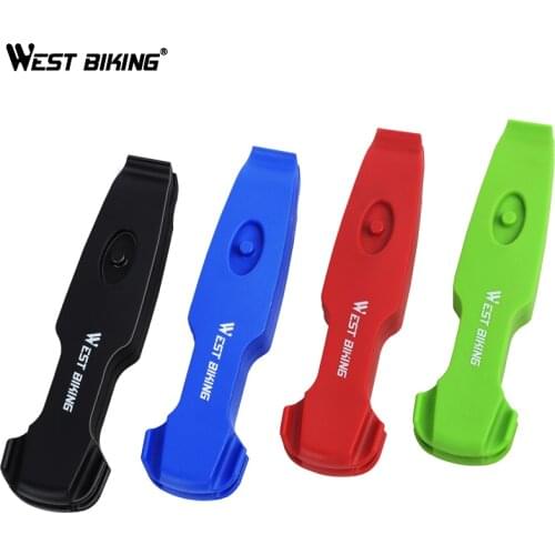 WEST BIKING 2pcs Bicycle Tire Lever Lightweight Tire Pry Bar Crowbar Tire Opener Remover Bicycle Tools MTB Bike Accessories
