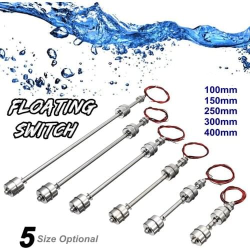10W Stainless Steel Tank Pool Liquid Water Level Sensor Double Ball Float Switch