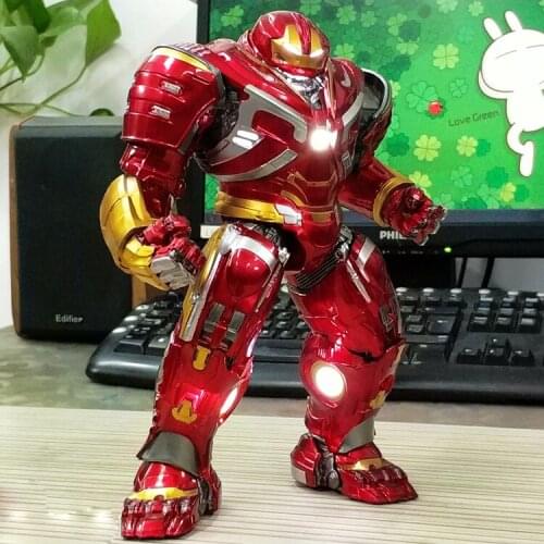 Bandai Anime Toy IronsMan Figure MK44 MK50 Hulkbuster Luminous Avengers Model League Action Figures Doll Ornaments Toys