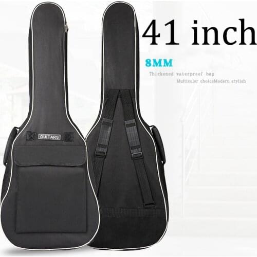 Free shipping guitar straps 41inch wood ballad guitar case electric guitar cover bags electric bass guitar box 36inch bag