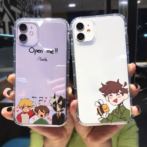 ZUIDID Dream Smp Phone Case For iPhone 11 Pro Max 12 XS X 8 7 SE2020 XR 6 Plus Cute Anime Transparent Soft Silicone Cover Fundas