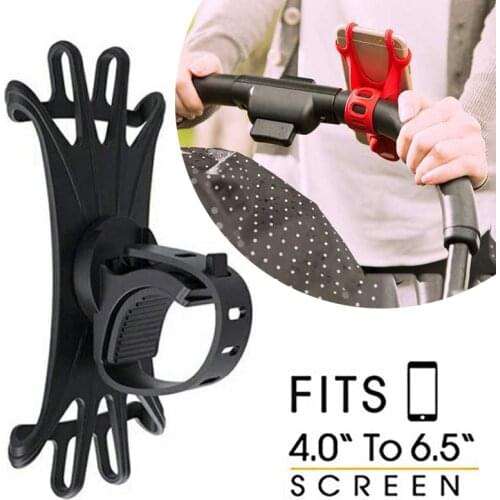 Baby Stroller Accessories Mobile Phone Holder Rack Universal 360 Rotatable Baby Pram Cart Phone Holder For IPhone Gps Device