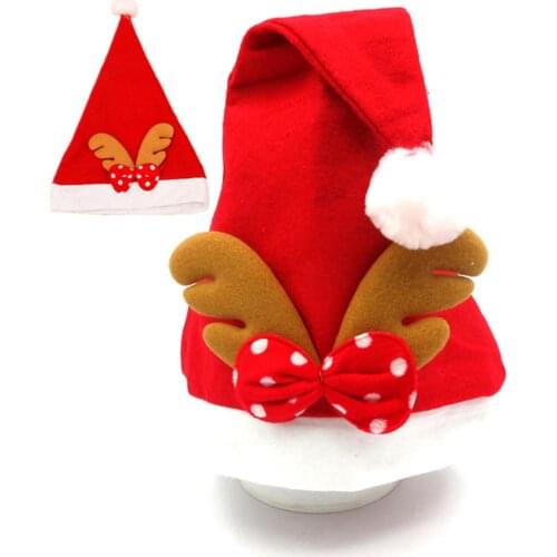 28 Cm 11.02 In Baby Christmas Hat Antler Hat 1/2/3Pcs