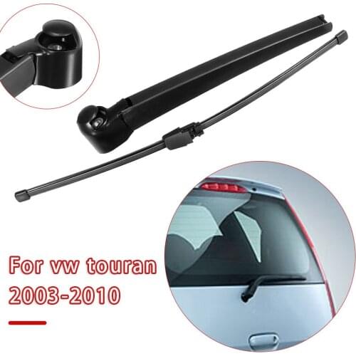 16'' Wiper Rear Windscreen Rear Window Wiper Arm Blade Kit Automobile Accessories For VW Touran 2003-2010 TDi Free Shipping