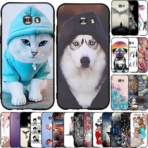 Soft Silicon Case For Samsung Galaxy A5 2017 Case Soft TPU Funda Protective Phone Case For Samsung A5 2017 Case Back Cover Shell