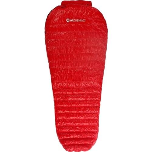 2018 New AEGISMAX Ultralight Sleeping Bag Nano Nano2 800FP Goose Down Mummy Outdoor Camping Lengthened Adult Nylon Sleeping Bags