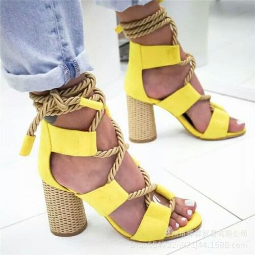 New Styles on Sale Summer Beach Shoes Womens Shoes European and American Sandals Summer High Heels
