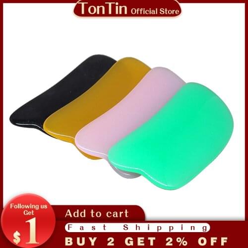 Wholesale & retail Beeswax Traditional Massage Tools Knife shape Resin Guasha Scraping kits Healthcare Product