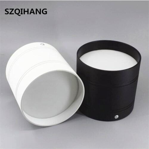 Surface Mounted Ceiling Downlight 12W 20W AC85-265V lamp White Shell Black shell Led downlights Ceiling Spot light +led driver