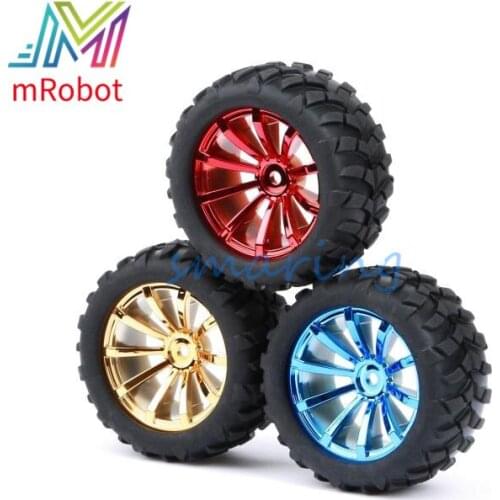 DC Geared Motor Wheel 72mm Robot Tires for Arduino RC Model Wheel DIY Smart Robotic Kit