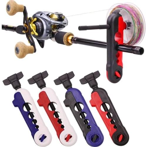 Fishing Line Winder Plastic Quick Line Winding Tools Fishing Reel Roller Accessories 4 Holes 1 Piece Sale