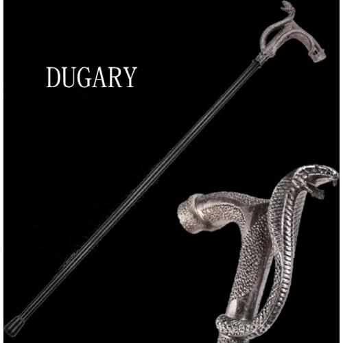 DUGARY Luxury Fashion Walking Stick Man Cane Women Party Walking Snake head Pharaoh High quality brand metal cosplay Detachable
