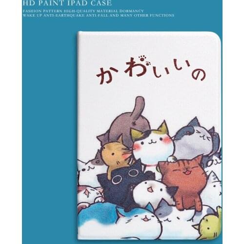 Cute Animal Cartoon Smart Case Coque for All Ipad pro 11 ipad 10.2 2019 Air 3 pro 10.5 IPAD 9.7 2017/2018 PRO 9.7'' Air 1 2