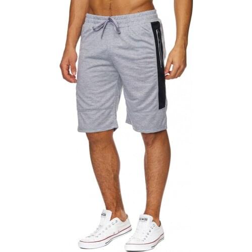 Foreign trade hot mens sports shorts stitching design casual shorts