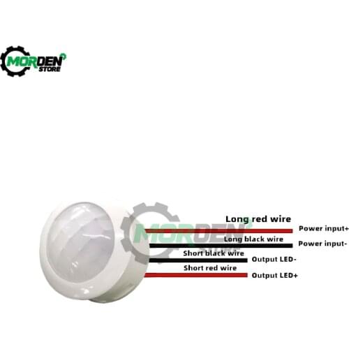 Time Delay Adjustable DC 9V-60V /AC 85V-265V Sensitive Auto ON/OFF PIR Infrared Motion Sensor Switch Mode Detector Light Switch