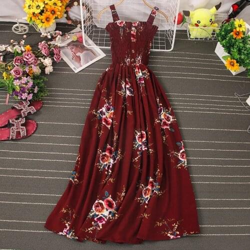 2021 Summer New Women Fashion Printing Sexy Spaghetti Strap Dress Ladies Comfortable Casual Robe Korean Vestidos Elegantes