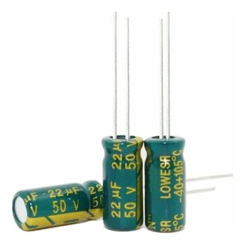 1UF 4.7UF 10UF 22UF 47UF 220UF 10V 25V 35V 50V 5*11MM high frequency low impedance Aluminum electrolytic capacitor
